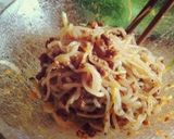 白滝de肉味噌ビビン麺風作り方5写真