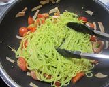 トマトのジェノベーゼパスタ作り方6写真