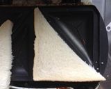 チーズとハムのピザ風ホットサンド作り方1写真
