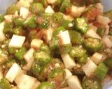 ✩おくらと長芋の梅肉和え✩作り方4写真
