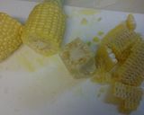 土鍋で炊くとうもろこしご飯作り方1写真