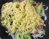 塩レモンとセロリの爽やか焼そば作り方5写真