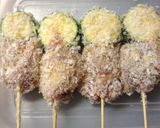 串カツ. (ズッキーニとチキン)作り方4写真