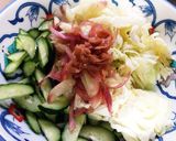 サッパリ野菜の梅酢和え作り方1写真