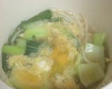ちんげん菜のスープ作り方5写真