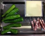 しし唐にベーコンチーズ詰めちゃいました！作り方1写真