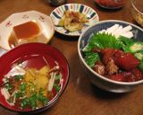 ワンルームご飯★山かけマグロ漬け丼作り方6写真