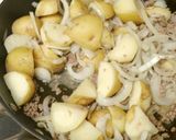 フライパン*ひき肉じゃが作り方4写真