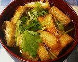 簡単　子供が喜ぶ！豆腐と油揚げの味噌汁作り方8写真