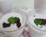ブラックチェリーの杏仁フルフル豆腐♪作り方9写真