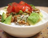 アボトマ納豆ちりめんじゃこ丼わさび醤油作り方3写真