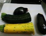 ナスとズッキーニで作る簡単肉パスタ！作り方1写真