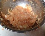 揚げないふわふわ鶏肉団子トマトソース煮作り方1写真