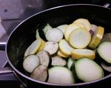 ナスとズッキーニで作る簡単肉パスタ！作り方6写真