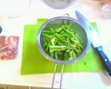 ピーマンと豚肉の和風炒め作り方1写真