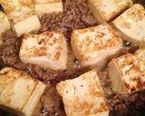 お豆腐＆豆苗＆豚ひき肉の卵とじ作り方7写真