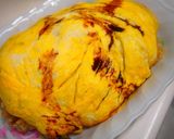 バターコンソメ味のチキンオムライス作り方10写真