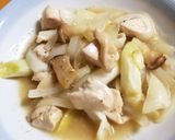 塩ドレッシングで鳥肉の塩炒め作り方5写真