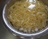 お店の味！？桃とトマトの冷製パスタ作り方10写真