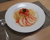 お店の味！？桃とトマトの冷製パスタ作り方12写真
