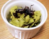 簡単！塩昆布、ごま油でアボガドディップ作り方2写真