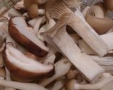 ♪キノコと柚子胡椒の夏味パスタ♪作り方1写真