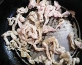 薄切り豚ロースの細ぎり炒め （１人前）作り方4写真