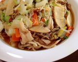 タケノコと白菜の肉炒め作り方5写真