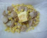 簡単☆ほたて＆コーンのバター醤油蒸し☆作り方2写真