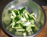キムチとキュウリの浅漬けのあえもの・・・作り方2写真