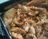 時短で豪華~すき焼きタレのしょうが焼き作り方2写真