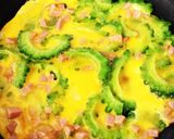 ゴーヤとウインナーのぺらぺら焼　醤油マヨ作り方5写真