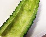 ゴーヤとしらすのぺらぺら焼　おろし醤油作り方1写真