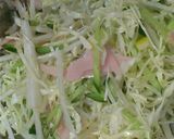 半端野菜でキャベツの千切りサラダ作り方3写真