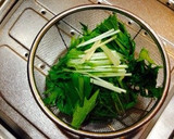 めんつゆ使って☆豆腐と水菜のさっぱり和え作り方2写真