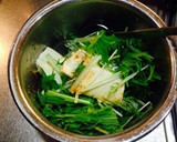 めんつゆ使って☆豆腐と水菜のさっぱり和え作り方4写真