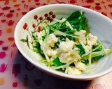 めんつゆ使って☆豆腐と水菜のさっぱり和え作り方5写真