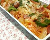 お弁当用に☆簡単＆しっかり味のナポリタン作り方4写真
