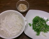 簡単！水菜と大根のマヨサラダ作り方1写真
