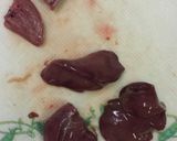 鶏レバーのソース煮作り方1写真
