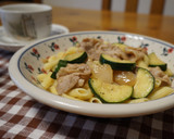 簡単☆ズッキーニと豚肉の塩炒め作り方5写真