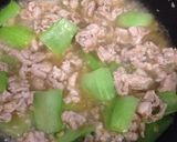 青梗菜と豚こまのにんにく炒め作り方4写真