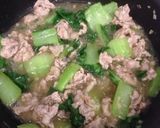 青梗菜と豚こまのにんにく炒め作り方6写真