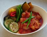 ☆夏野菜のトマトチキングリル☆作り方7写真