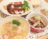 簡単♡残り野菜たっぷりのコンソメスープ作り方6写真