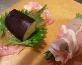 なすと大葉の梅肉巻作り方2写真