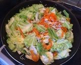 簡単 塩レモンで野菜炒め作り方1写真
