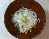 10分簡単　余った素麺で美味しいお味噌汁作り方4写真