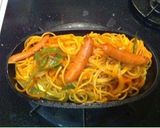 鉄板ナポリタン作り方8写真