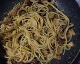 牛肉と茄子の味噌パスタ♪作り方7写真